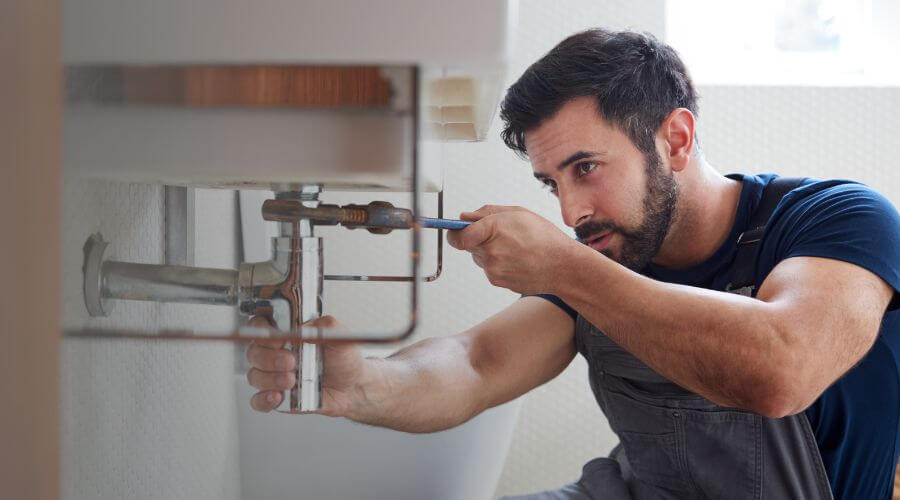Water heater thermostat replacement in Delong, IN